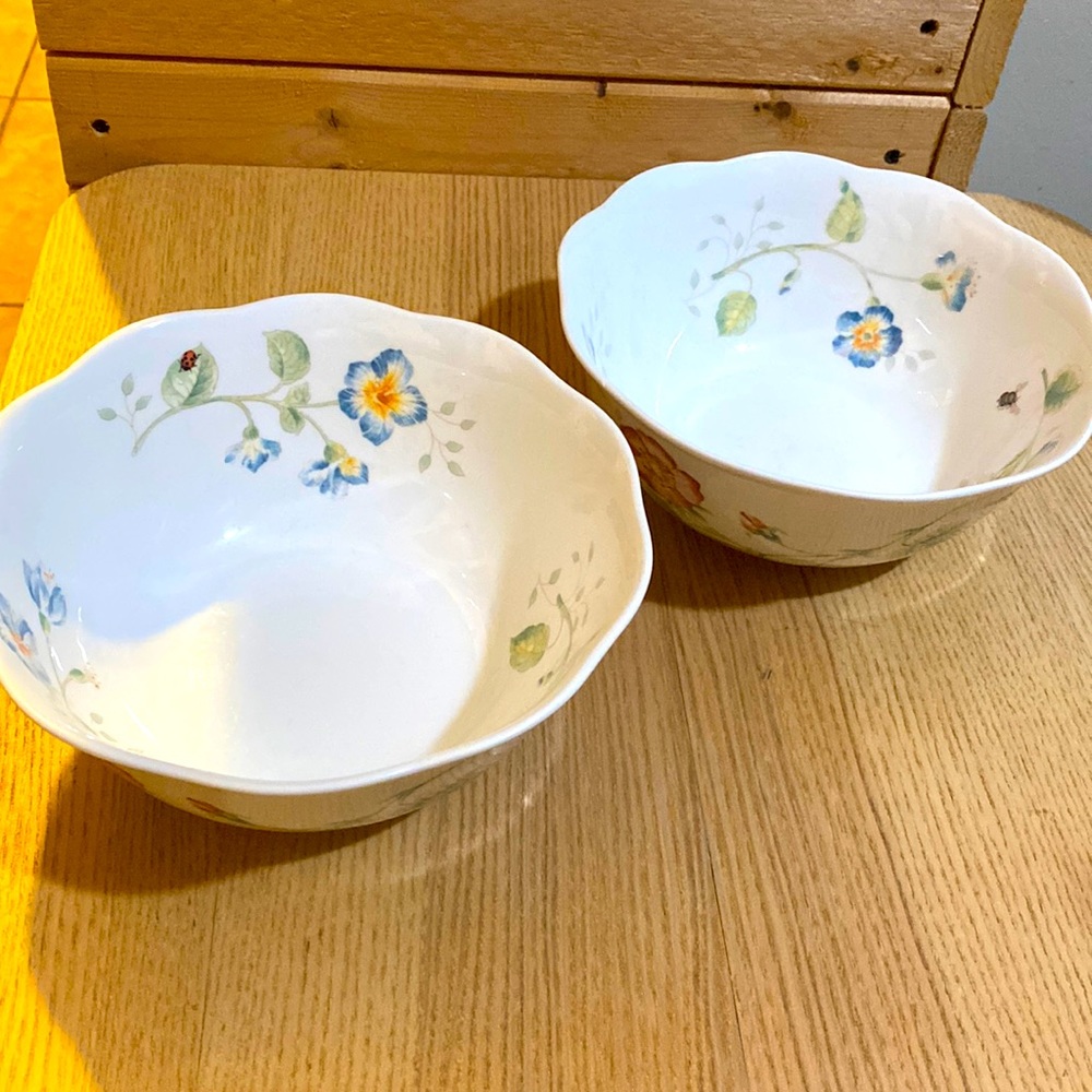 Lenox butterfly meadow, all purpose bowl, two piece